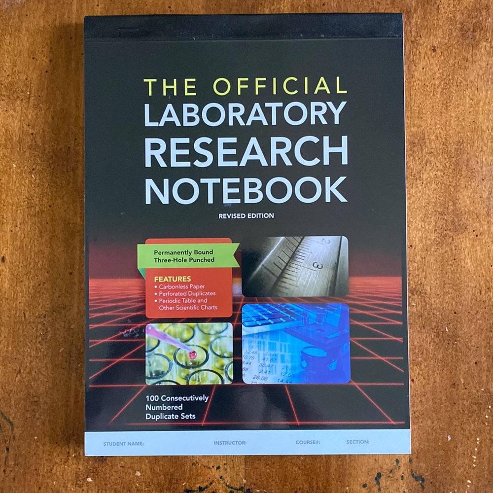 New Lab Notebook